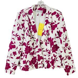 Simonton Says Womens Peplum Blazer Jacket Size XL Pink NWT